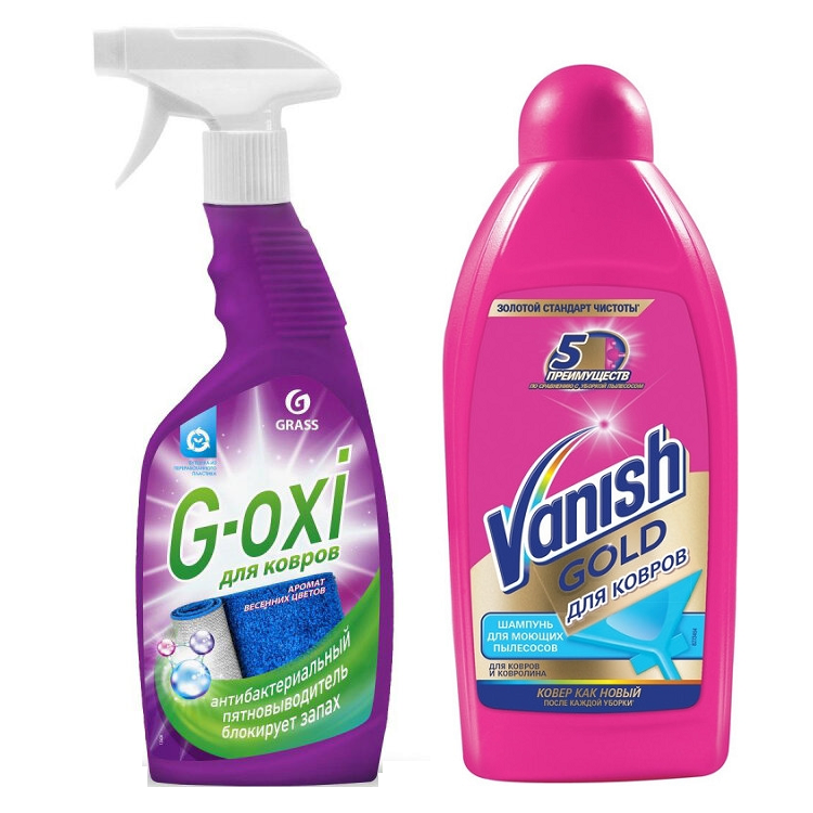 Средства для ковров спрей, пена, порошок