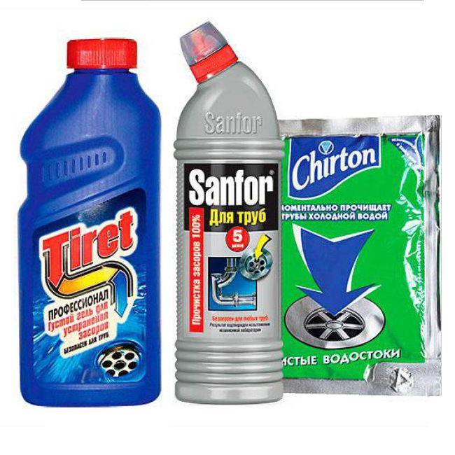 Средства для чистки труб