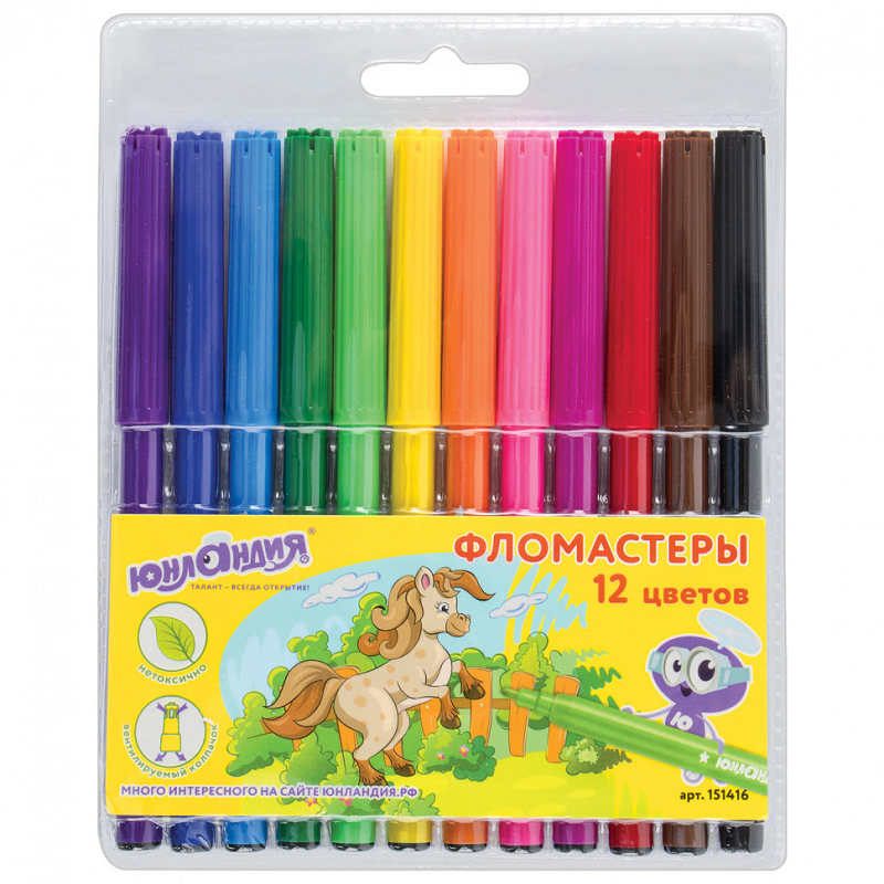 Фломастеры 12цв