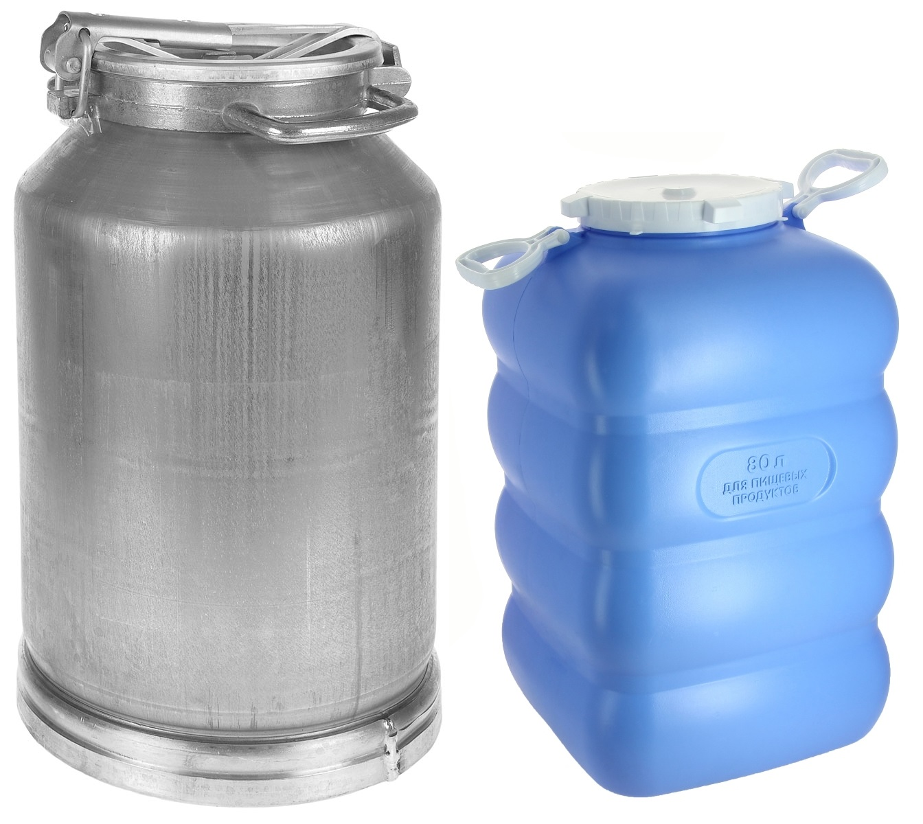 Фляги для пищевых продуктов, оцинкованные