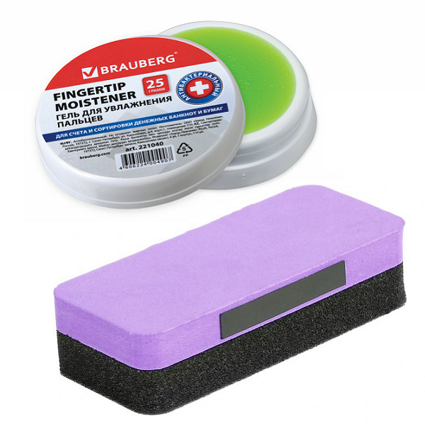 Гели и губки канцелярские