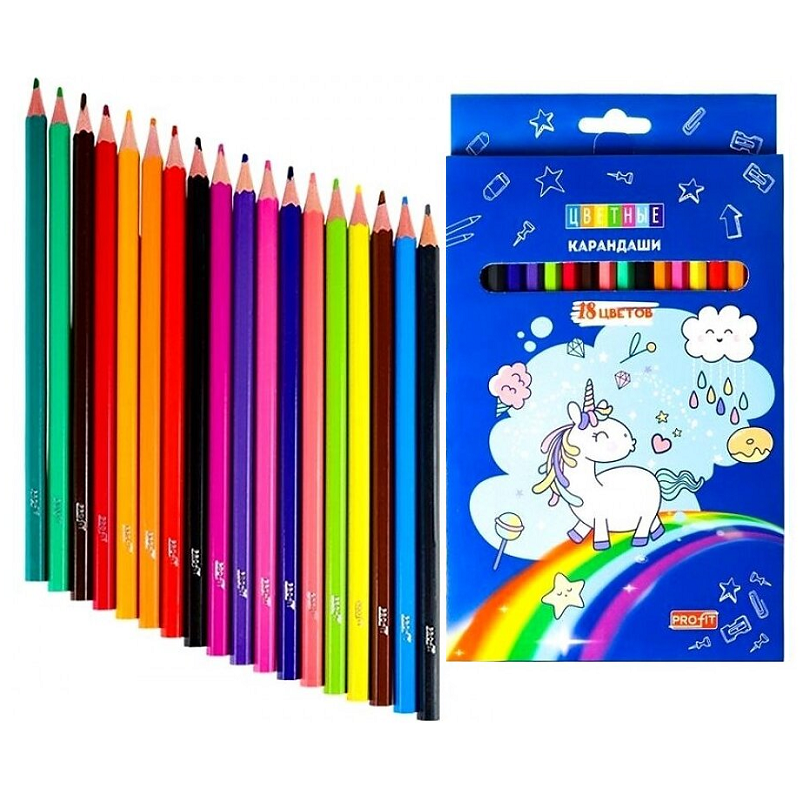Карандаши цветные свыше 12цв