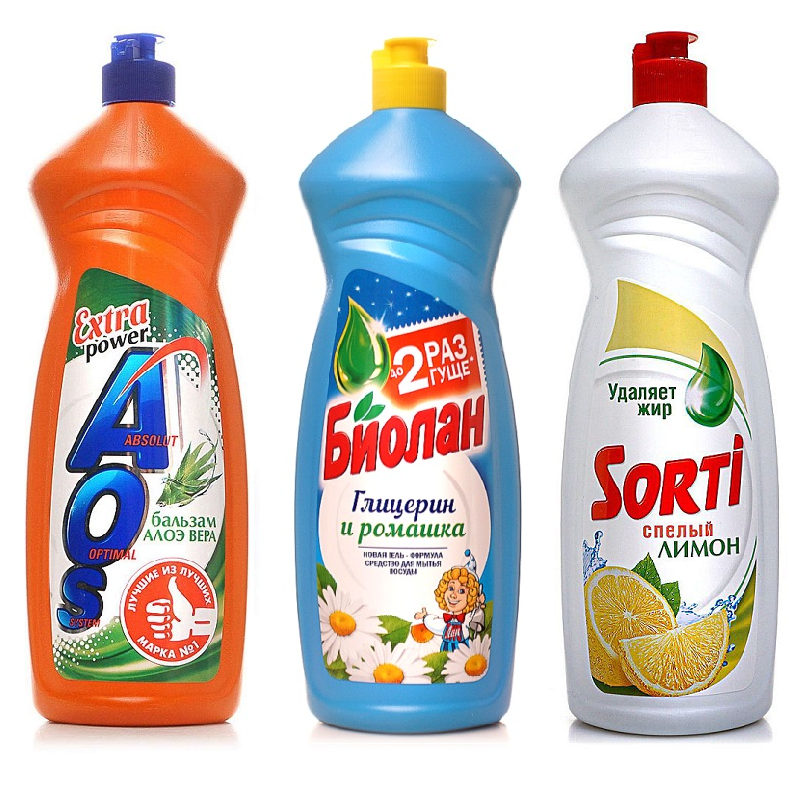 Средства для мытья посуды от 0,6л