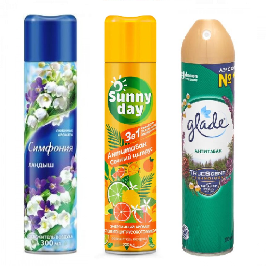 Освежители для помещений аэрозольные
