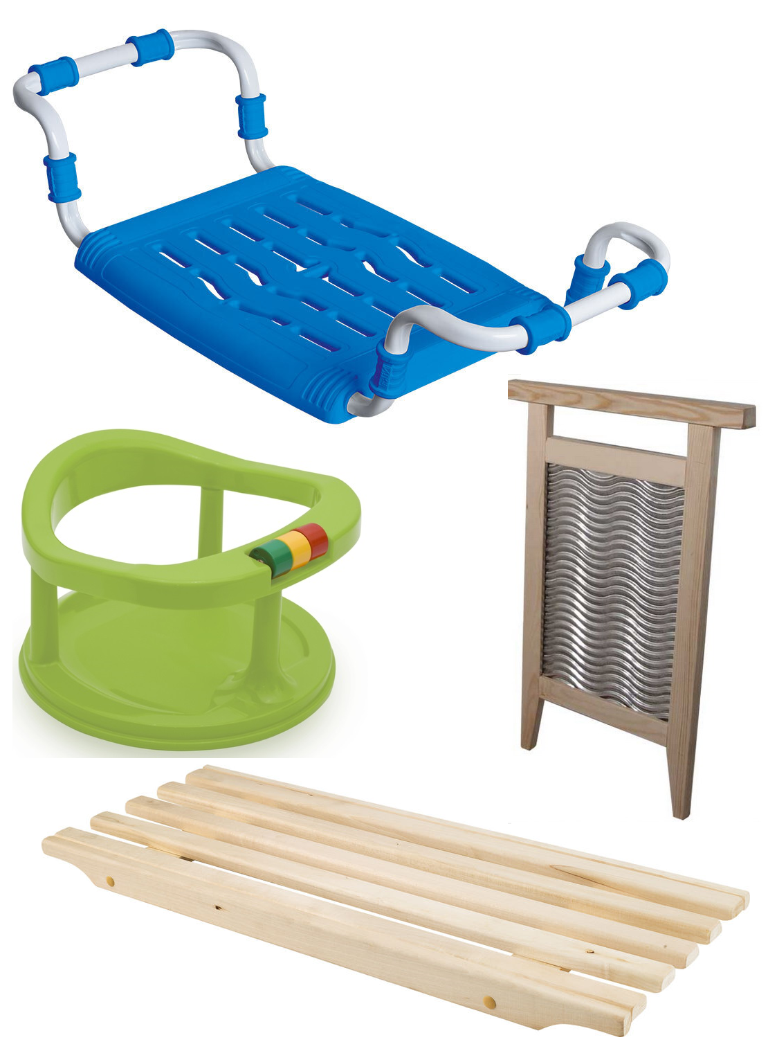 Сиденья в ванну, противоскользящие коврики