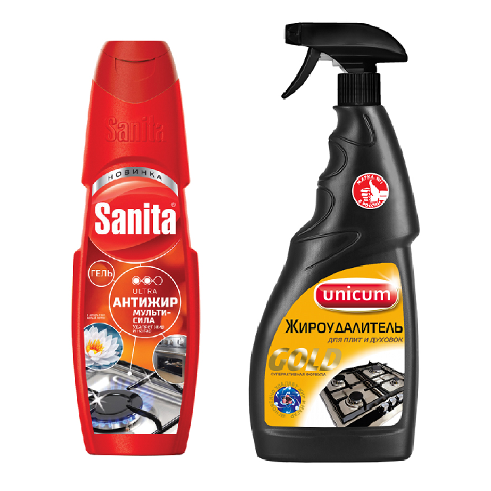 Средства для плит, духовок, микровол печей с курком