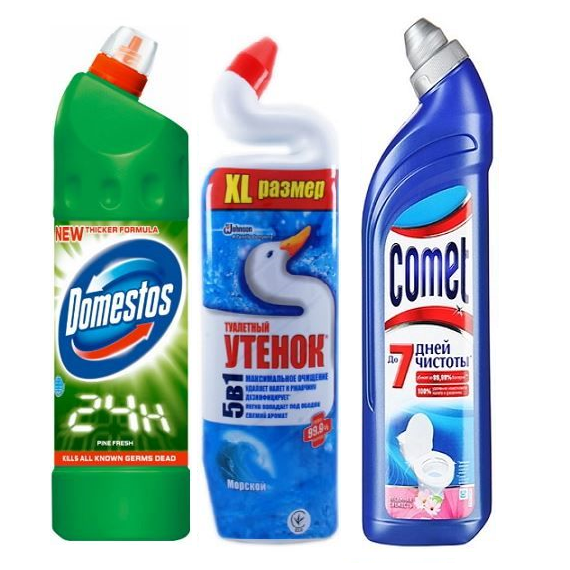 Чистящие средства для унитазов (сантехника)