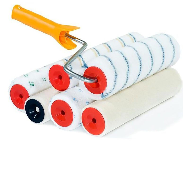 Валики, ролики, шубки, ручки, стержни-удлинители