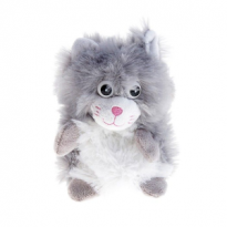 Игрушка мягкая Котик  Хохотун 15 см