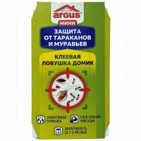 Клеевая ловушка от тараканов Аргус домик мини 1шт