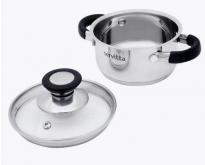 Кастрюля с крышкой Servitta 0,6л серия Mini