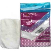 Салфетка EuroHouse Lux из бамбукового волокна 23х18см универс 1шт
