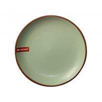 Тарелка Water drop green обеденная 27см