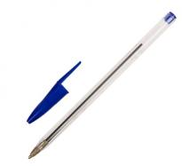 Ручка шариковая Staff Basic Budget BP-02 синяя 0,5мм