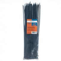 Хомут стяжка нейлоновая 3,6х300 100шт черный