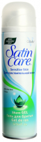 Гель для бритья Satin Care женский для чувствит кожи 200мл