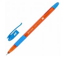 Ручка шариковая масляная Brauberg Glassy Sky Blue светло синяя 0,7мм