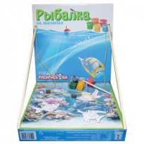 Набор для детского творчества Раскрась-ка Рыбалка на магнитах