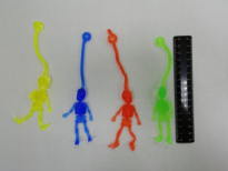 Лизун на планшете скелет маленький 1шт