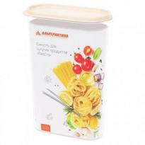 Емкость для сыпучих продуктов без клапана Фиеста 1,2л беж