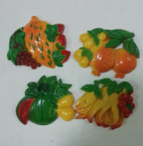 Магнит керамика фрукты плоские разрезанные QK-001