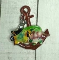 Магнит керамика изображ. якорь, рыбы 50341