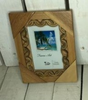 Фоторамка деревянная 9х13см  резная