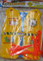 Набор слесарных и столярных инструментов + жилет  Инженер  9214