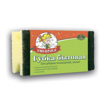 Губка для уборки Умничка малая
