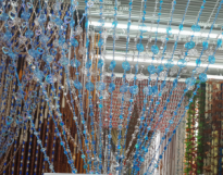 Шторы нити с п/м завитками180х80см  на пластиковой  планке НР-62