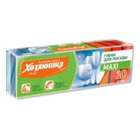 Губка для посуды Хозяюшка Мила MAXI 10шт