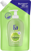 Мыло жидкое FA аромат Лайма 500мл зап блок