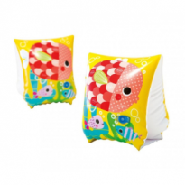 Нарукавники для плавания 23x15см Веселые рыбки INTEX