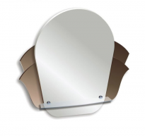 Зеркало настенное Тунис с полочкой 57,5х59 см