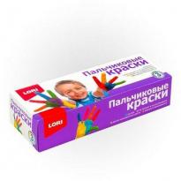 Пальчиковые краски 3цв по 70мл  розов фиолет зелен