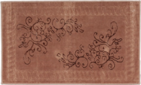 Коврик для ванной Castafiore Naturale Vite хлопковый 60х100 коричневый
